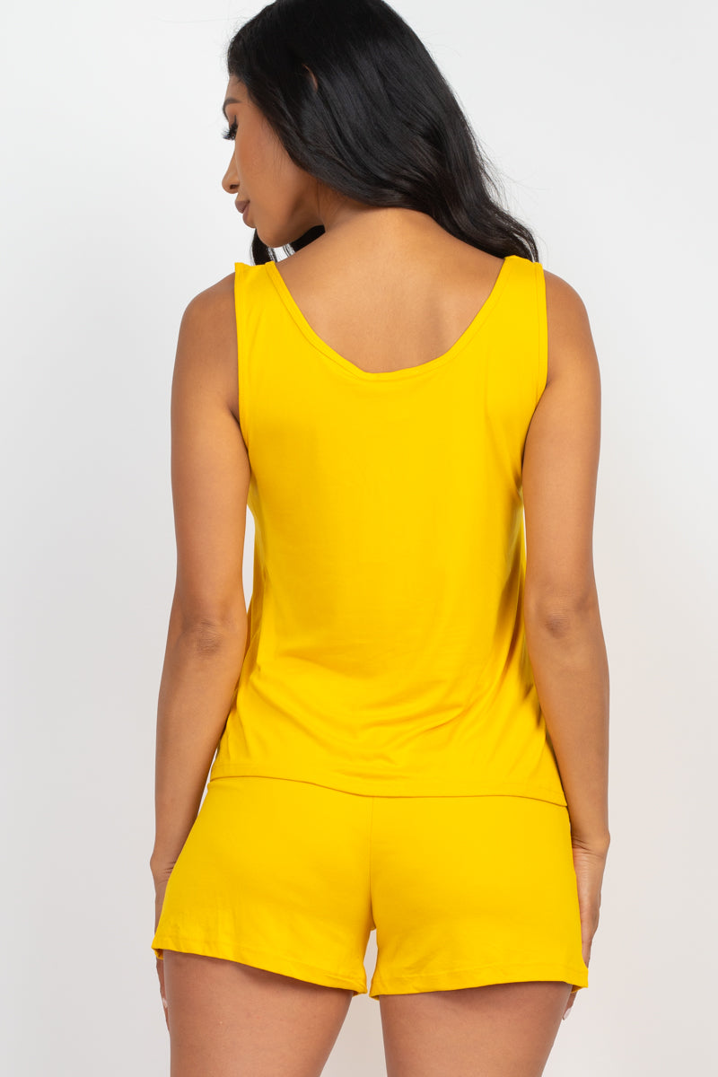 Comfy Tank Top & Shorts Set - Capella Apparel