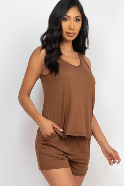 Comfy Tank Top & Shorts Set - Capella Apparel