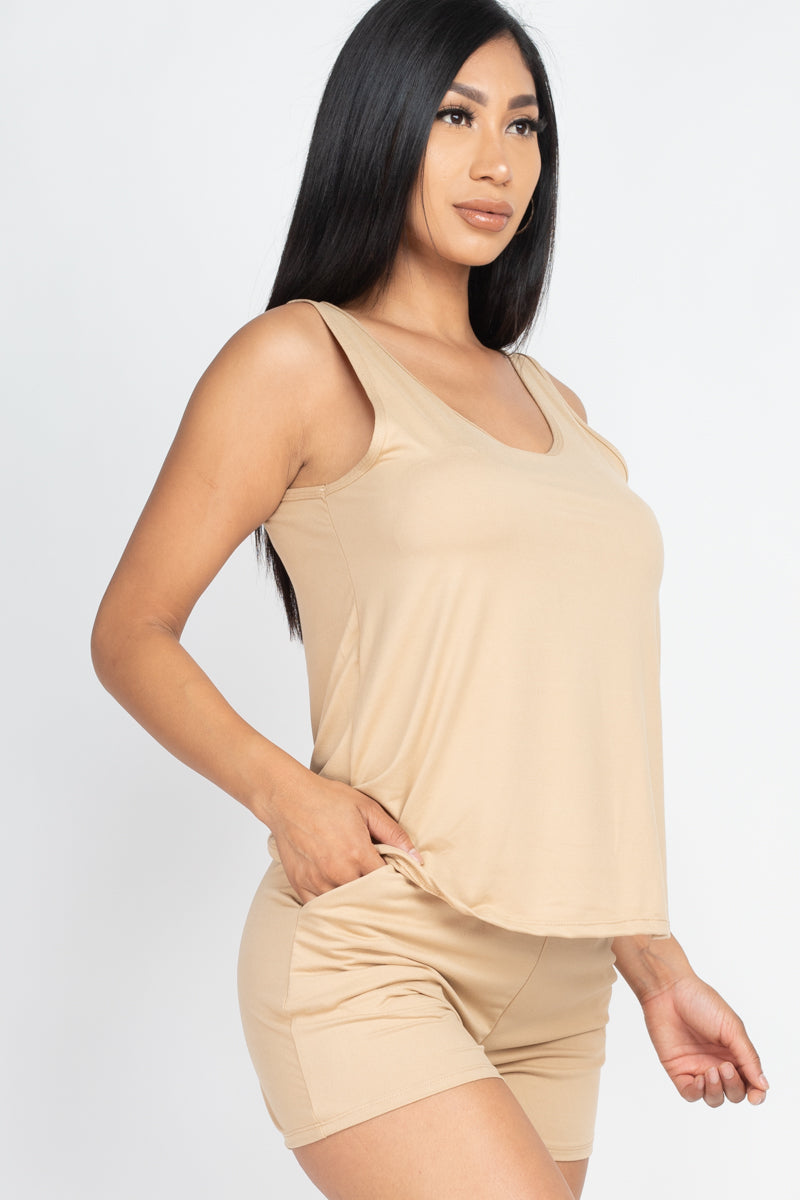 Comfy Tank Top & Shorts Set - Capella Apparel