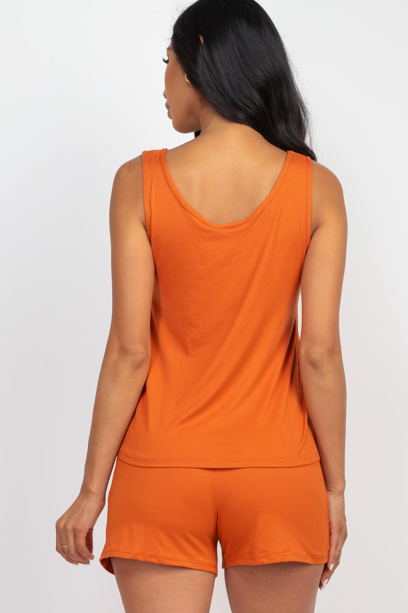 Comfy Tank Top & Shorts Set - Capella Apparel