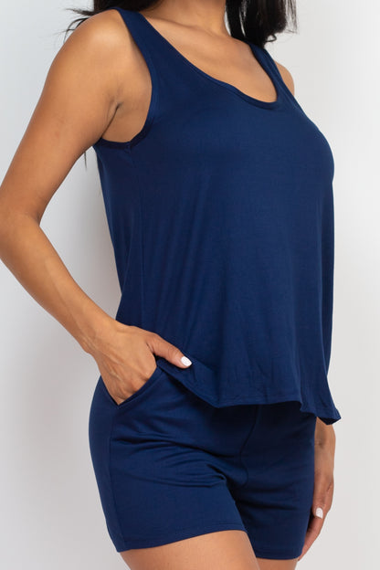 Comfy Tank Top & Shorts Set - Capella Apparel