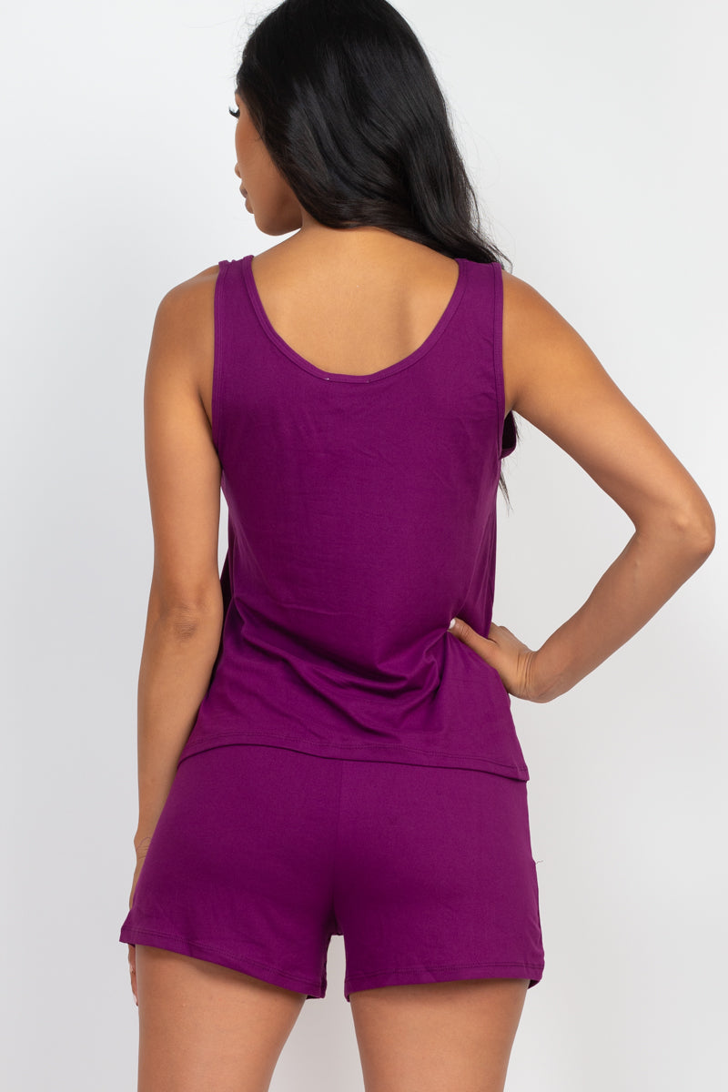 Comfy Tank Top & Shorts Set - Capella Apparel