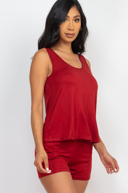 Comfy Tank Top & Shorts Set - Capella Apparel