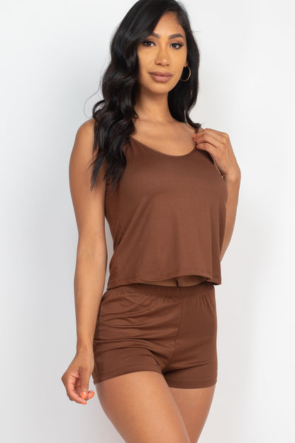 Cami Top & Shorts Set - Capella Apparel